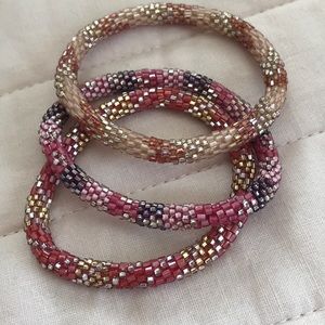 Lily and Laura set of 3 bracelets
